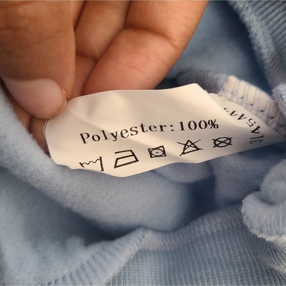 Zaful Forever Young Blue And Black Classic Rostory Child Hoodie SZ 6 NWT - Picture 7 of 11